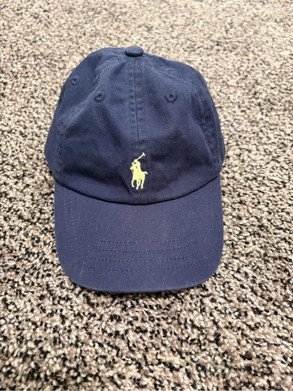Ralph Lauren Bright Green Kids Polo with Navy Ball Cap